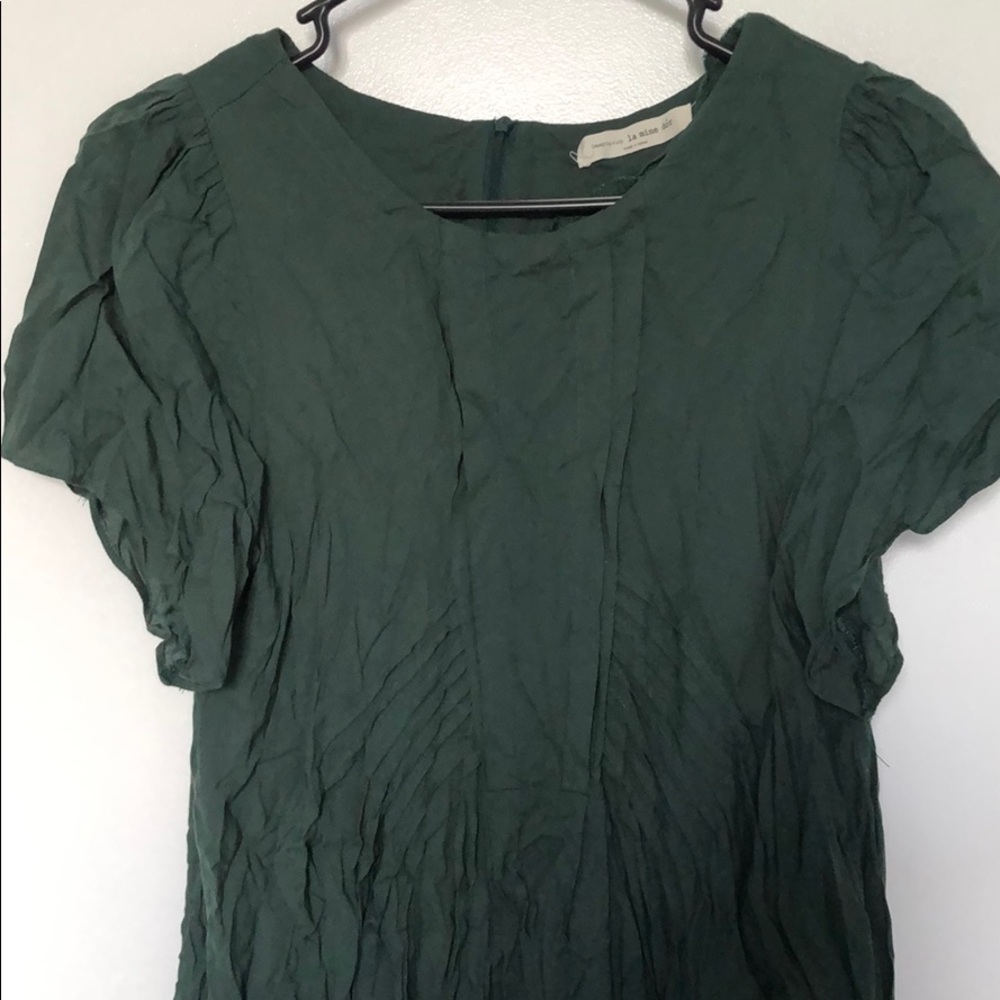 Women’s green baby doll dress